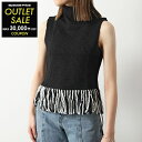 【7/28-9:59迄3,000円OFFクーポン対象】【訳あり-XSのみ】GHOSPELL ゴスペル ニット Kendra Fringe Hem Top キッズ...