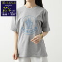 【7/28-9:59迄15%OFFクーポン対象】MONCLER モンクレール 半袖Tシャツ 8C00014 829HP レディース コットン カットソー トップス ロゴ 刺繍 半袖 丸首 カラー3色【cp_fifte】