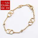 【7/30限定・最大2万円OFFクーポン配布中】VALENTINO ヴァレンティノ ブレスレット 7W2J0X83MET レディース Vロゴ シグネチャー メタ...