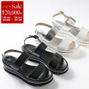 【7/30限定・最大2万円OFFクーポン配布中】【39のみ】LUCA GROSSI ルカグロッシ サンダル C437S レディース レザー プラットフォーム 軽...