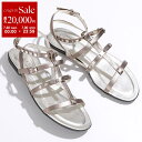 【7/30限定・最大2万円OFFクーポン配布中】TODS トッズ サンダル XXW0OV0Q02ZSV0 レディース レザー スタッズ装飾 ストラップ グラディ...