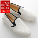 【8/1~3限定・最大2万円OFFクーポン配布中】RIVIERAS リビエラ スリッポン RAPHIA メンズ エスパドリーユ メッシュ ジュートミッドソール ラバーソール メタルロゴ シューズ 靴 1510