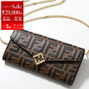 【8/1〜3限定・最大2万円OFFクーポン配布中】FENDI フェンディ チェーンウォレット CHAIN CONTINETAL チェーンコンチネンタル 8M03...