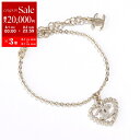 【8/1〜3限定・最大2万円OFFクーポン配布中】CHANEL シャネル ブレスレット ABF465 B19984 レディース チェーン ハート ラインストーン...