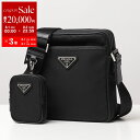【8/1〜3限定・最大2万円OFFクーポン配布中】PRADA プラダ ショルダーバッグ TESSUTO+SAFFIAN 2VH112 2DMH F0002 メン...