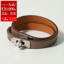 【8/1〜3限定・最大2万円OFFクーポン配布中】HERMES エルメス ブレスレット MINI KELLY DOUBLE TOUR ミニケリードゥブルトゥール...