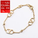 【8/1〜3限定・最大2万円OFFクーポン配布中】VALENTINO ヴァレンティノ ブレスレット 7W2J0X83MET レディース Vロゴ シグネチャー メ...