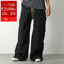 【8/1~3限定・最大2万円OFFクーポン配布中】Rick Owens リックオウエンス DRKSHDW ダークシャドウ カーゴパンツ DOUBLE CARGO JUMBO BELAS ダブル カーゴ ジャンボ ベラス DU01E3398 CVS メンズ トートバッグ付き 09/BLACK【po_sannn】