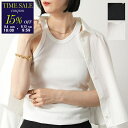 SPORTMAX スポーツマックス タンクトップ NASTIE レディース リブ コットンブレンド アメリカンスリーブ アメスリ ノースリーブ カラー2色【cp_fifte】