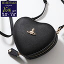 Vivienne Westwood ヴィヴィアンウエストウッド マイクロバッグ MINI HEART CROSSBODY ハート 58020001W 5202006JU S000B レディース サフィアーノ ショルダーバッグ 鞄 N401/BLACK【cp_fifte】