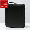 【8/15~18限定・最大2万円OFFクーポン配布中】COMME des GARCONS コムデギャルソン 二つ折り財布 SA2100VB メンズ レザー オールブラック BALCK(VERY-BALCK)