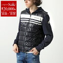 【8/15~18限定・最大2万円OFFクーポン配布中】MONCLER モンクレール ダウンジャケット FELPA APERTA CON CAP フェルパ 8G00059 809KZ メンズ アイコンパッチ スウェット切替 778