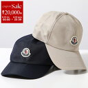 【8/15~18限定・最大2万円OFFクーポン配布中】MONCLER モンクレール ベースボールキャップ 3B00001 0U282 レディース サテン ナイロン アイコンパッチ ロゴ刺繍 帽子 カラー2色