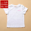 【8/15~18限定・最大2万円OFFクーポン配布中】MARNI KIDS マルニ キッズ Tシャツ M01139 M00HZ ガールズ クルーネック カットソー コットン ロゴ刺繍 0M100