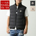 【8/15~18限定・最大2万円OFFクーポン配布中】MONCLER モンクレール ダウンベスト CONTRIN 1A00076 54A81 メンズ ジレ アイコンパッチ スタンドカラー カラー2色