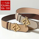 【8/15~18限定・最大2万円OFFクーポン配布中】FENDI フェンディ ベルト 8C0736 ASUV レディース レザー リバーシブル FFダイヤモンド カラー2色