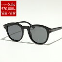 【8/15~18限定・最大2万円OFFクーポン配布中】TOM FORD トムフォード サングラス Jameson TF752-N FT752-N メンズ ボストン型 セルフレーム フルリム メタルロゴ アイウェア 01A