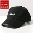 【8/15~18限定・最大2万円OFFクーポン配布中】BALR. ボーラー ベースボールキャップ IDENTITY DAD CAP B6110.1080 メンズ ロゴ刺? 帽子 Jet-Black