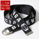【8/15~18限定・最大2万円OFFクーポン配布中】BALENCIAGA バレンシアガ スライダーベルト D RING BELT 40 794485 2AA5V レディース ジャガードロゴ ウェビングテープ 1090/BLACK/L-WHITE