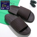【9/11-1時59分迄15%OFFクーポン対象】BOTTEGA VENETA ボッテガヴェネタ サンダル SLIDER SANDAL 690105 V1O60 メンズ ラバー スライダー スリッパ シャワーサンダル 撥水性 軽量 靴 カラー2色【cp_fifte】