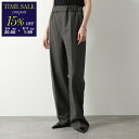 【9/11-1時59分迄15%OFFクーポン対象】BOTTEGA VENETA ボッテガヴェネタ ワイドパンツ 743610 V3PI0 レディース ハウンドトゥース ウール 千鳥格子 セットアップ可能 1176【cp_fifte】