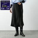 【9/11-1時59分迄15%OFFクーポン対象】MAX MARA LEISURE マックスマーラ レジャー スカート ALESSIO レディース サテン フレア ミディ丈 007/Nero【cp_fifte】