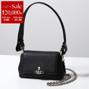 【9/14-9/15限定・最大2万円OFFクーポン配布中】Vivienne Westwood ヴィヴィアンウエストウッド ハンドバッグ HAZEL SMALL HANDBAG ヘーゼル 46030001W S0021 レディース ショルダーバッグ チェーン メタルオーブ ミニバッグ ポシェット 鞄 N401/BLACK