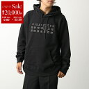 【9/18限定・最大2万円OFFクーポン配布中】MM6 エムエムシックス メゾンマルジェラ フーディ SH0GU0035 M25025 メンズ パーカー スウェット コットン ナンバリングロゴ 長袖 900 SH0GU0035M25025900