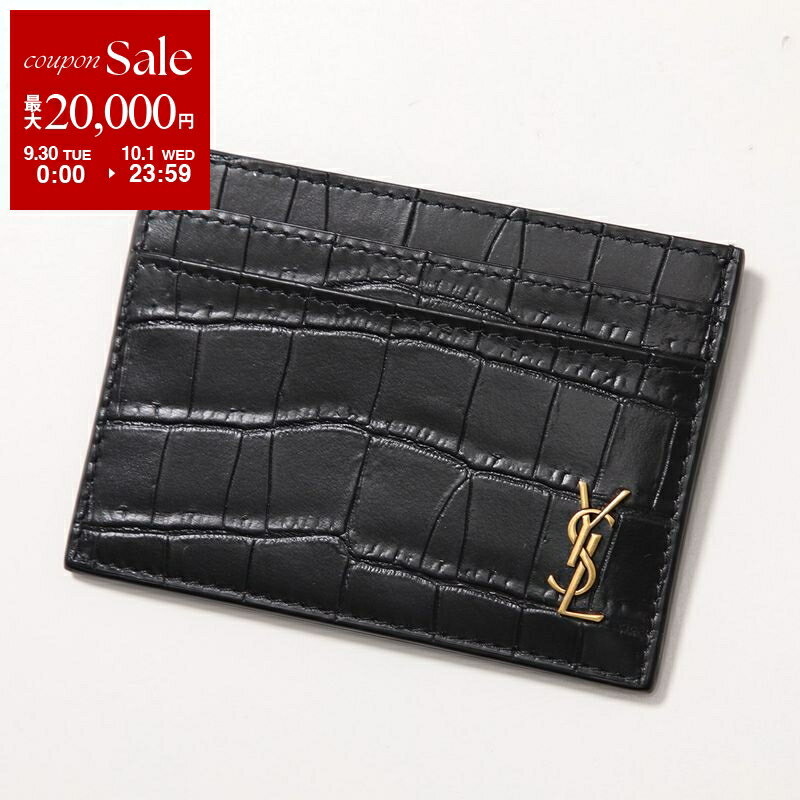 SAINT LAURENT 黒 名刺入れ サンローラン SAINT LAURENT カードケース 名刺入れ 469338BTY7N