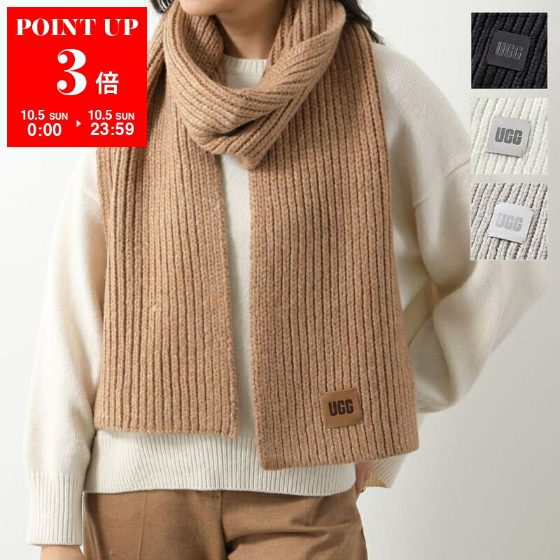 UGG 新品　黒　フリンジマフラー UGG 新品 黒 フリンジマフラー