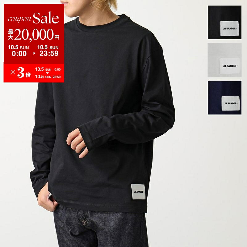 JIL SANDER ネイビー ロングスリーブTシャツ　1枚 JIL SANDER 【並行輸入品】ジルサンダー プラス ロンT 長袖T