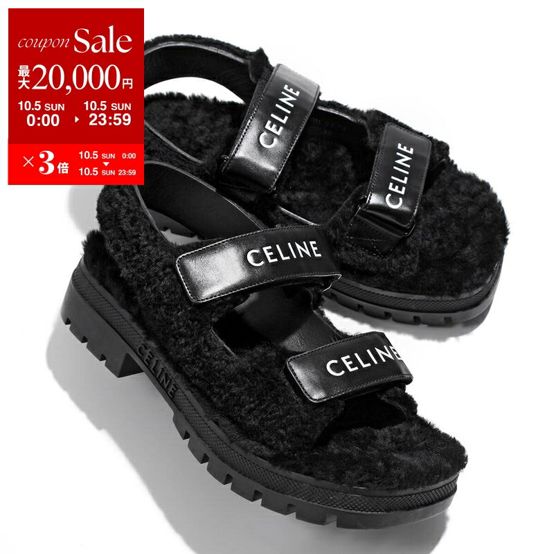 今日限定価格‼️セリーヌ厚底サンダル CELINE セリーヌ スライドサンダル 354412276C.38AB レディース