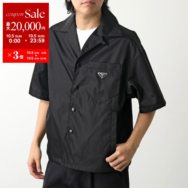 PRADA プラダネイビー 半袖シャツ 40 楽天市場】PRADA（カラーネイビー）（カジュアルシャツ