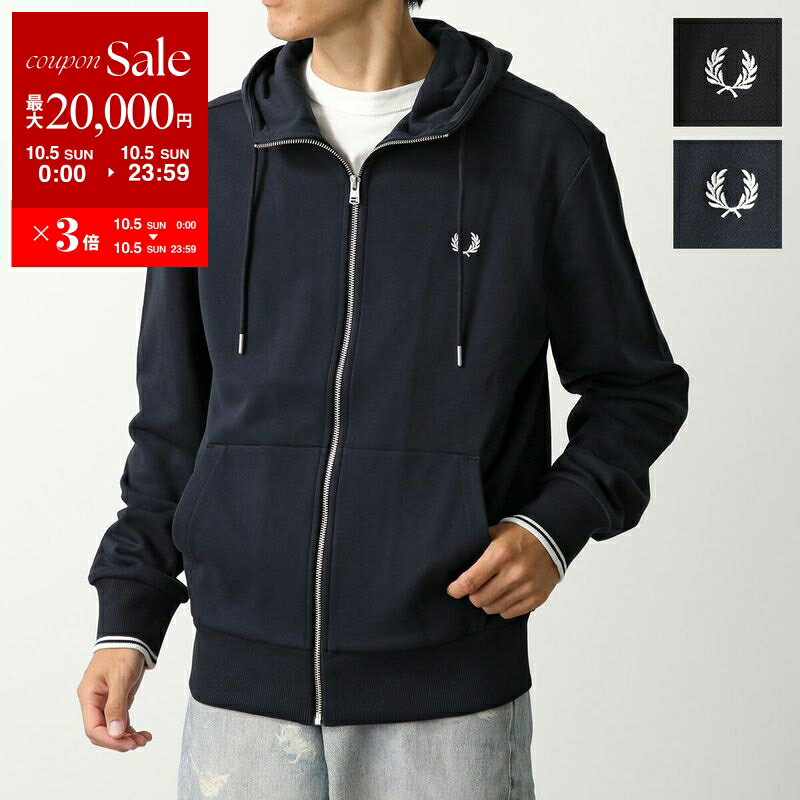 Fred Perry ネイビージップアップジャケット Fred Perry ネイビージップアップジャケット FRED PERRY
