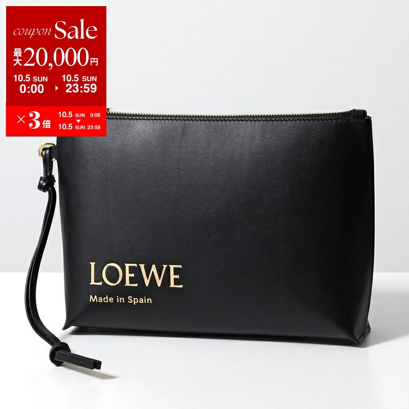 LOEWE ロエベ ゴールド クラッチバッグ ロエベ LOEWE LOEWE クラッチバッグ C730C63X18 ロゴ （2370