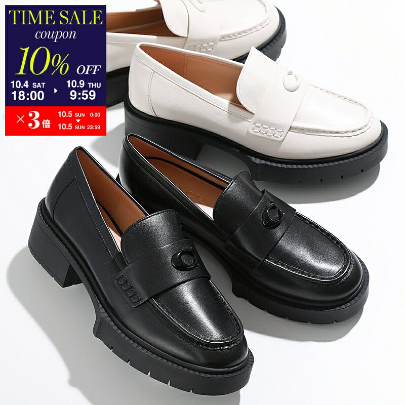COACH ブラックレザー ローファー　24cm 50%オフ COACH ブラックレザー ローファー 24cm 50%オフ - メルカリ