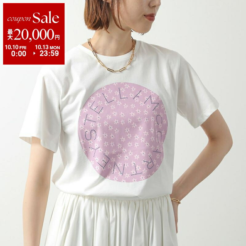楽天インポートセレクトmusee【10/10～10/13限定・最大2万円OFFクーポン配布中】STELLA McCARTNEY KIDS ステラマッカートニー キッズ Tシャツ TX8B21 Z0434 レディース ガールズ 半袖 カットソー コットン フラワー ロゴ 101