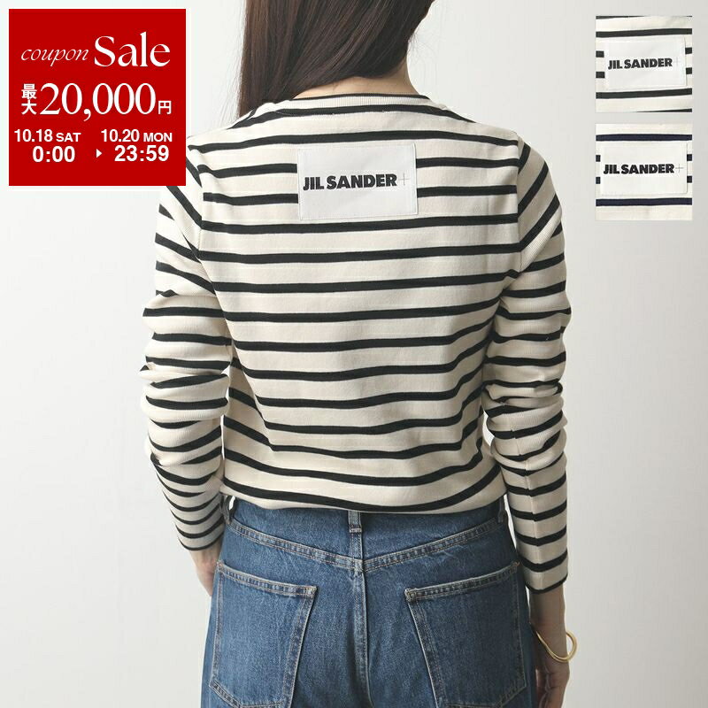 【正規品】JIL SANDER+ ボーダートップス S ネイビー×ホワイト 正規品】JIL SANDER+ ボーダートップス S ネイビー×ホワイト