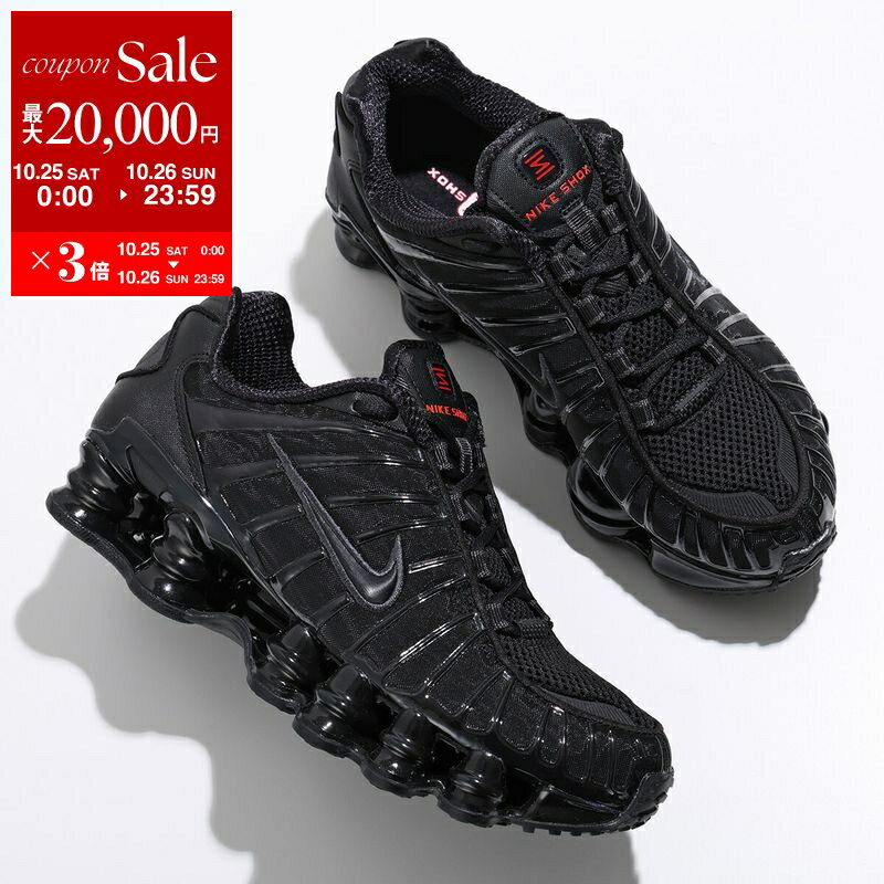 【10/25-26限定・最大2万円OFFクーポン配布中】NIKE ナイキ スニーカー SHOX TL ショックス AR3566 レディース ローカット ロゴ シューズ 靴 002/BLACK-MTLC-HEMATITE【dc_kikaku】