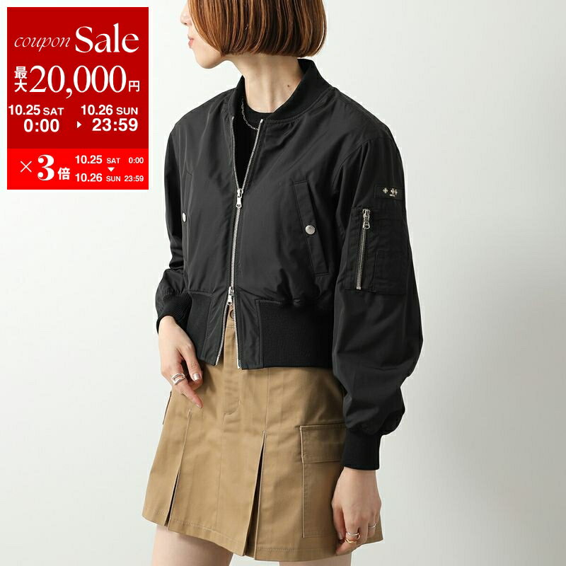 楽天インポートセレクトmusee【10/25-26限定・最大2万円OFFクーポン配布中】TATRAS タトラス ボンバージャケット GENZIANA ジェンツィアーナ LJXA0117033588 レディース ブルゾン MA-1 BLACK【dc_kikaku】