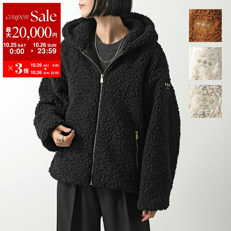 TATRAS タトラス ボアブルゾン IPAMA イパマ LJXA0042033588 レディース フード付き ジップアップ ジャケット カラー4色【dc_kikaku】のサムネイル