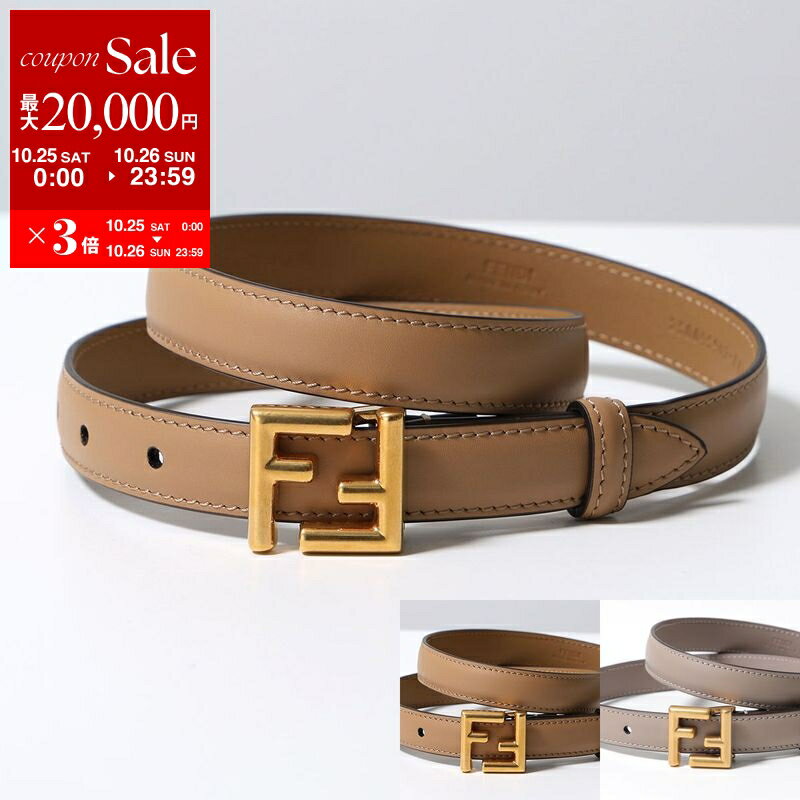 FENDI フェンディ ベルト 8C0648 AAIW レディース レザー FFロゴ ナローベルト カラー4色 8C0648AAIWF1550【dc_kikaku】