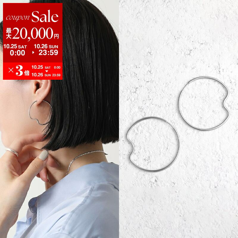 楽天インポートセレクトmusee【10/25-26限定・最大2万円OFFクーポン配布中】MARIA BLACK マリアブラック フープ ピアス Copenhagen 35 Hoop コペンハーゲン 101032AG 35 レディース 両耳販売 アクセサリー Silver-HP【dc_kikaku】