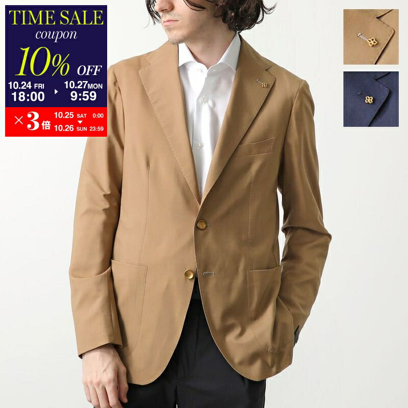 美品 L 春夏 タリアトーレ モンテカルロ カノコ テーラードジャケット ブルー タリアトーレ / TAGLIATORE / モンテカルロ / MONTECARLO