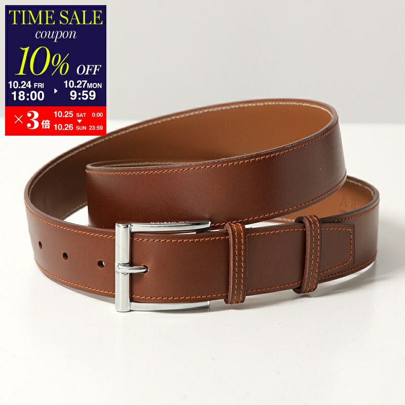 未使用　jm weston ベルト　ブラウン　ゴールドバックル　70 未使用 jm weston ベルト ブラウン ゴールドバックル 70 未使用