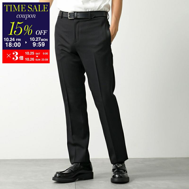 新品未使用　CELINE スラックス 48 春夏用 CELINE（セリーヌ）スラックス 黒 サイズ:38(S位) レディース