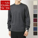 【10/30限定・最大2万円OFFクーポン配布中】GRAN SASSO グランサッソ ニット 55167 14290 メンズ クルーネック 長袖 ハイゲージ 12ゲージ 12G メリノウール 丸首 無地 カラー15色