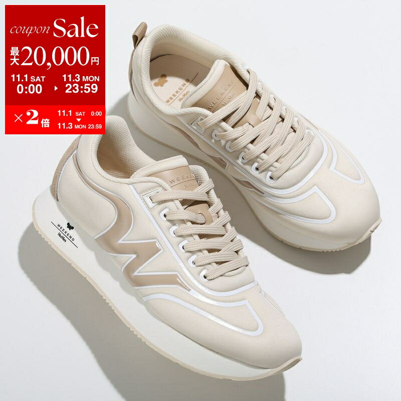 【11/1～11/3限定・最大2万円OFFクーポン配布中】WEEKEND MAX MARA ウィークエンド マックスマーラ スニーカー RAROHF レディース ローカット スウェード 軽量 厚底 ロゴ 靴 003/ORZOのサムネイル