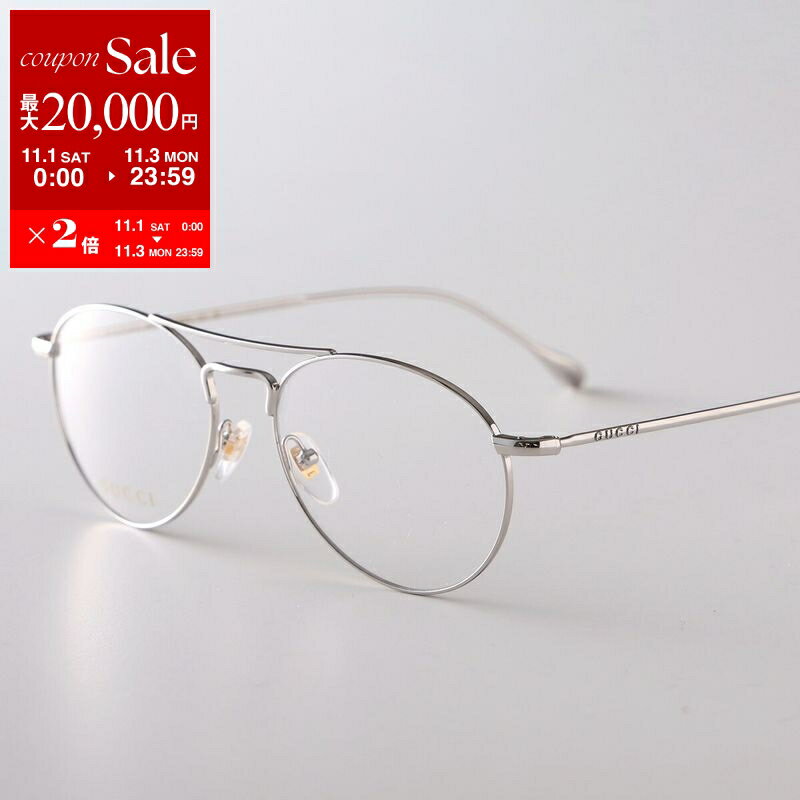 楽天市場】Gucci グッチ（カラーシルバー）（眼鏡｜眼鏡