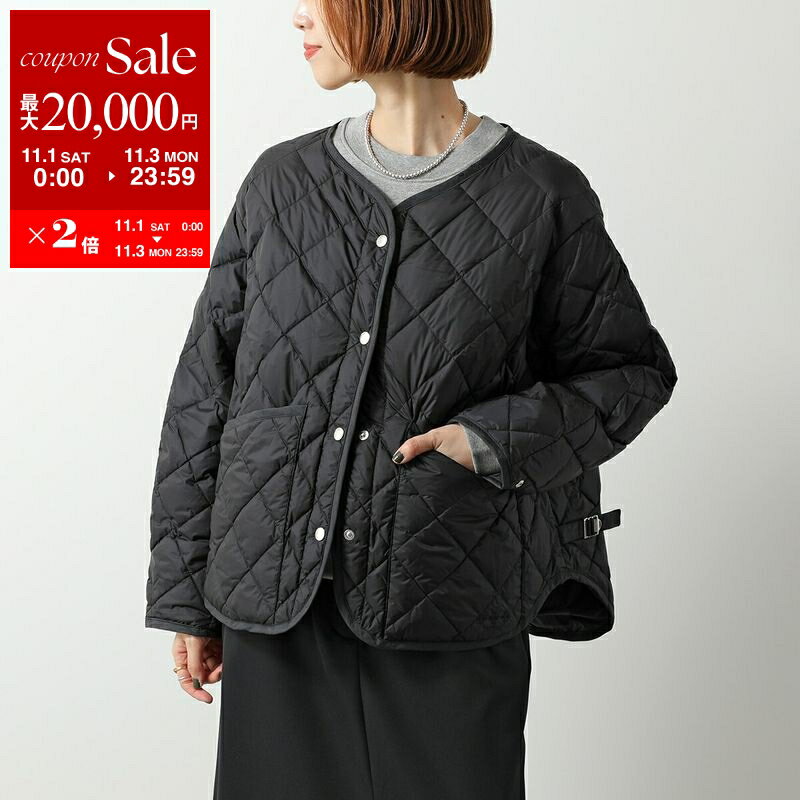 楽天インポートセレクトmusee【11/1～11/3限定・最大2万円OFFクーポン配布中】TATRAS タトラス ダウンジャケット ASTER アスター LJXA0073014668 レディース ノーカラー ダイヤモンドキルト BLACK